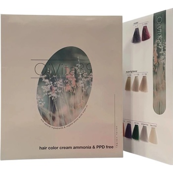 OiVita39 Color Folder Ammonia PPD, Resorcinol Free 5917 vzorkovník farieb obsahuje 6 nových odtieňov