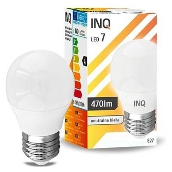INQ LED žárovka E27 ilumin. 3 W teplá bílá