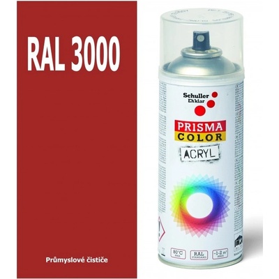 Schuller Ehklar Sprej ohnivě červená matná 400ml, odstín RAL 3000M, barvy ve spreji PRISMA COLOR 91005