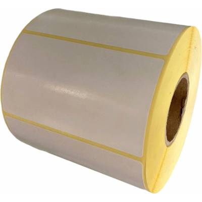 Papierová Etiketa 100 mm x 55 mm, Matný papier, Biela, Dutinka 76 mm, 3200 ks/kotúč, Permanentné lepidlo