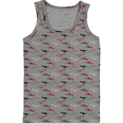 Evona chlapecký nátělník se širokými ramínky F šedá