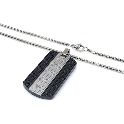 Jan Kos jewellery Řetízek s přívěskem z oceli 12117362