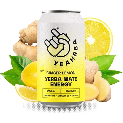 Yeahrba Ginger & Lemon 330 ml