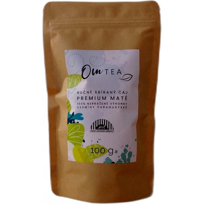 OM TEA Ručně sbíraný čaj Premium Maté BIO 100 g