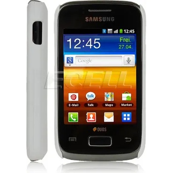 Image 1 of Samsung Galaxy Y Duos S6102 Твърд Калъф Бял + Протектор