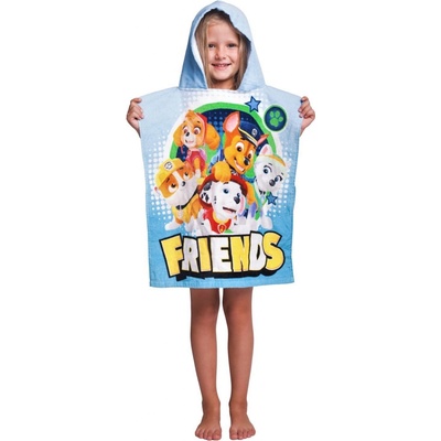 Jerry Fabrics Dětské pončo Paw Patrol 259, 50 x 115 cm