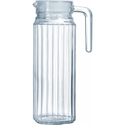 Luminarc Quadro skleněný džbán s víkem, 1,1 l