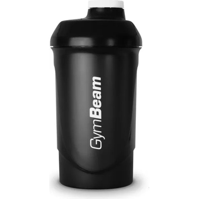 GymBeam Черен шейкър All-Black 700 ml - GymBeam