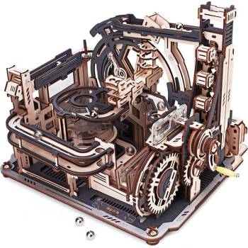 Robotime Дървен 3D пъзел Robo Time от 472 части - Мраморен космодрум (LGC01)