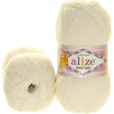 Alize Cotton Gold světlě krémová 62