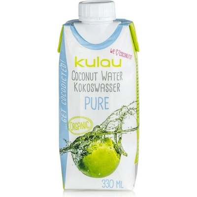 Kulau BIO 100% kokosová voda PURE 330 ml