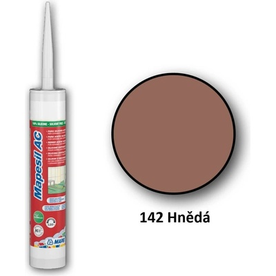 Mapesil AC 142 silikonový tmel 310 g hnědá