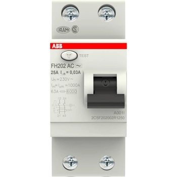 ABB ДТЗ 2p fh202 ac-25a/30ma (m518025)