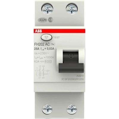 ABB ДТЗ 2p fh202 ac-25a/30ma (m518025)