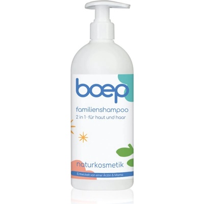 Boep Natural Family Shampoo & Shower Gel душ гел и шампоан 2 в 1 Maxi 500ml