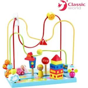 Classic World Дървена играчка за координация - лабиринт - Classic World