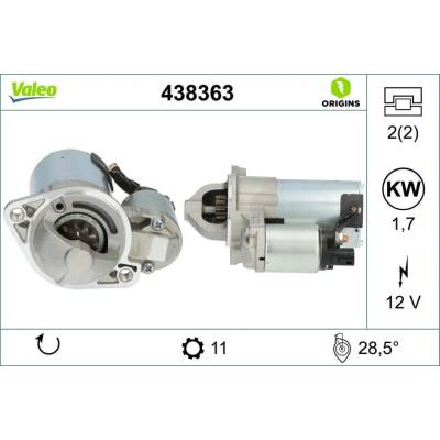 Startér VALEO 438363