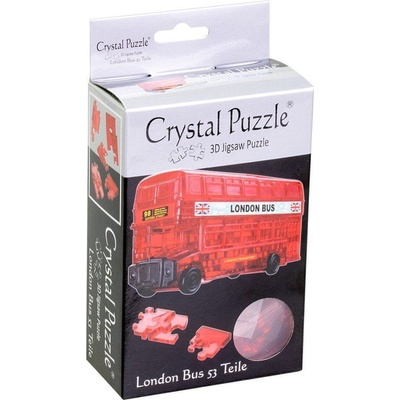 HCM Kinzel 3D Crystal puzzle Londýnský autobus 53 ks