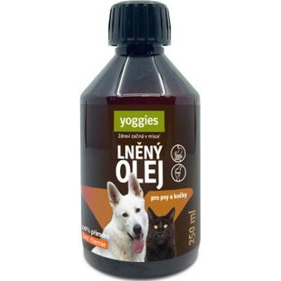 Yoggies Lněný olej pre psov a mačky 250ml