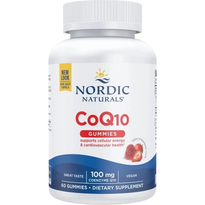 Nordic Naturals CoQ10 Gummies 100 mg [60 желирани бонбони] Ягода