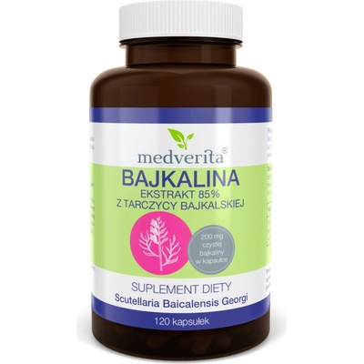 Medverita Baikalin 85% extrakt z bajkalskej lebky 120 kapsúl