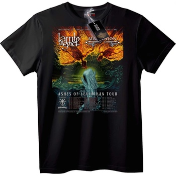 NOONEBRAND Тениска Lamb of God & Mastodon Турне - 2XL, White