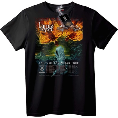 NOONEBRAND Тениска Lamb of God & Mastodon Турне - 2XL, White