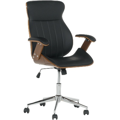 Carmen Президентски офис стол Carmen 6408 - орех-черен (3520066)