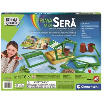 Clementoni Образователен комплект Clementoni - Детска оранжерия (1026-50207)