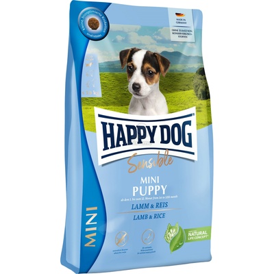 Happy Dog Sensible Mini Puppy Lamb & Rice 2 x 4 кг