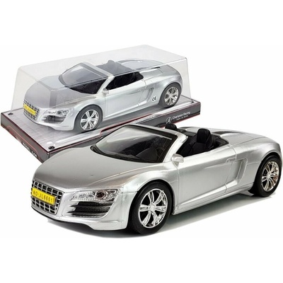 Mamido Natahovací autíčko kabriolet 1:18 stříbrné