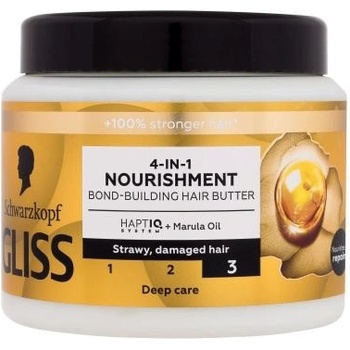 Schwarzkopf Gliss Oil Nutritive intenzívne vyyživujúca maska pre poškodené vlasy 400 ml