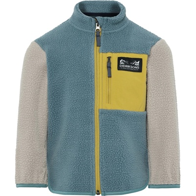 Didriksons Детско поларено яке Didriksons Kid's Anten Fullzip Fleece jacket - Factory Blue - размер 110 (703-6468-0414)