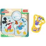 Trefl Дървен пъзел Trefl - Mickey Mouse & Friends, 6 части (61865) - ozone