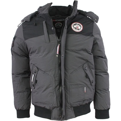 Geographical Norway bunda pánska Volvo MEN JKT 005 zimné prešívaná s kapucňou
