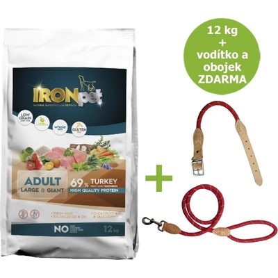 IRONpet Dog Adult Large & Giant Turkey 12 kg