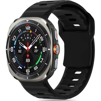 Tech-Protect silicone line samsung galaxy watch ultra (47 mm) black (5906302376438)