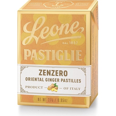 Leone 1857 Zenzero Cucací pastilky s příchutí zázvoru 27 g