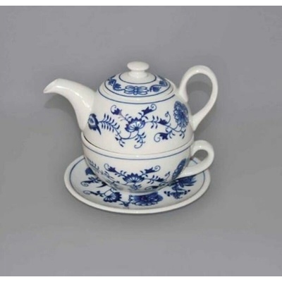 Český Porcelán Dubí ZELENÝ Cibulák Súprava čajová Duo Originálny 450 ml
