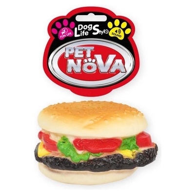 Pet Nova Dog Life Style Hamburger hračka pro psy 9 cm