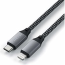 Satechi ST-TCL10M USB-C to Lightning, 25cm, šedý
