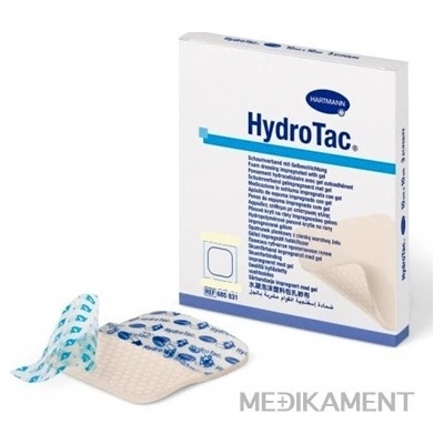 HydroTac krytie na rany penové hydropolymérové impregnované gélom 10 x 20 cm 3 ks