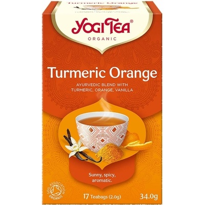 Yogi Tea Bio Kurkuma Pomeranč 17 x 2 g