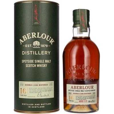 Aberlour Double Cask Matured 16y 43% 0,7 l (tuba)