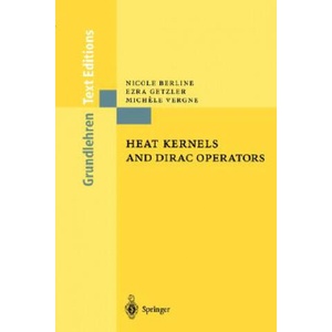 Heat Kernels and Dirac Operators | Nicole Berline (ISBN: 9783540200628)