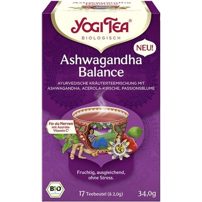 Yogi Tea Bio Ajurvédsky Čaj Ashwagandha Balance 17 ks