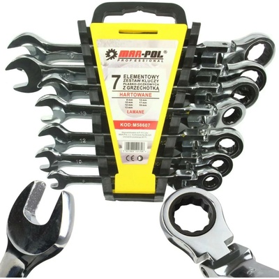 Mar - Pol Ráčnové klíče kloubové 7ks 8 - 19mm M58607