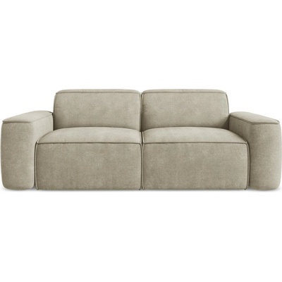 makamii Бежов шенилов диван 204 cm Omao - Makamii (OMAO_3S_61_P1_C7)