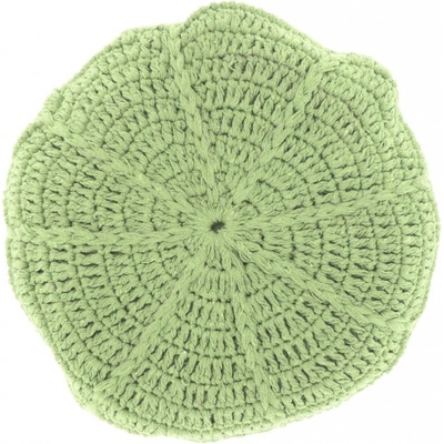 Textilomanie Okrúhly vankúš Dora svetlozelený 45 cm