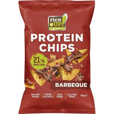 Rice Up Bezlepkový proteinový chips s příchutí barbecue 60 g